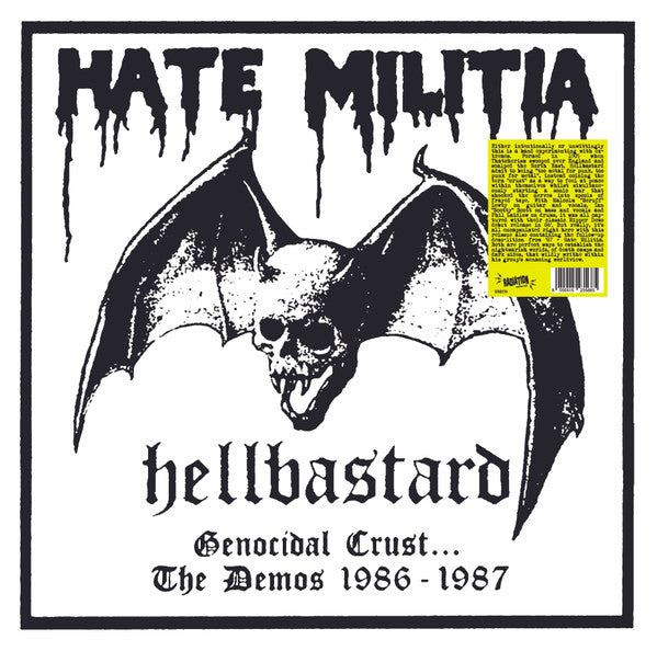 Hellbastard : Genocidal Crust:The Demos 1986 - 1987 (2xLP, Album, Ltd, Whi)