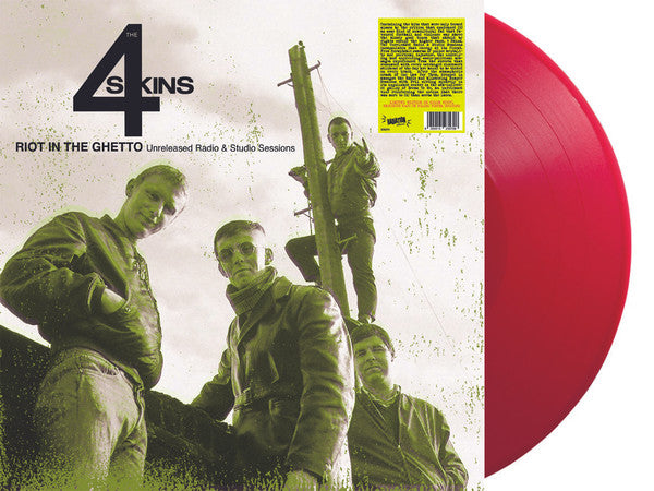 4 Skins : Riot In The Ghetto: Unreleased Radio & Studio Sessions (LP, Comp, Red)