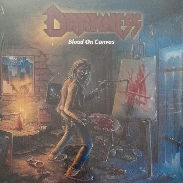 Darkness (9) : Blood On Canvas (LP, Album, Ltd, Cle)