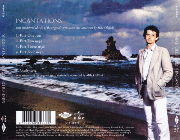 Mike Oldfield : Incantations (CD, Album, RE, RM)