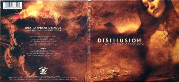 Disillusion : Back To Times Of Splendor (CD, Album, RE, RM, 20t)