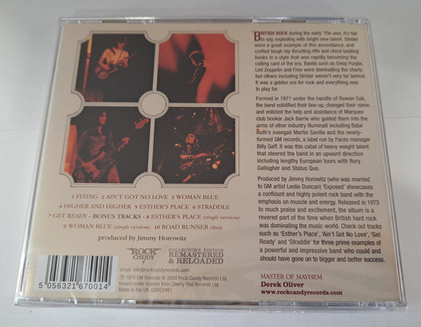 Strider (9) : Exposed (CD, Album, RE, RM)