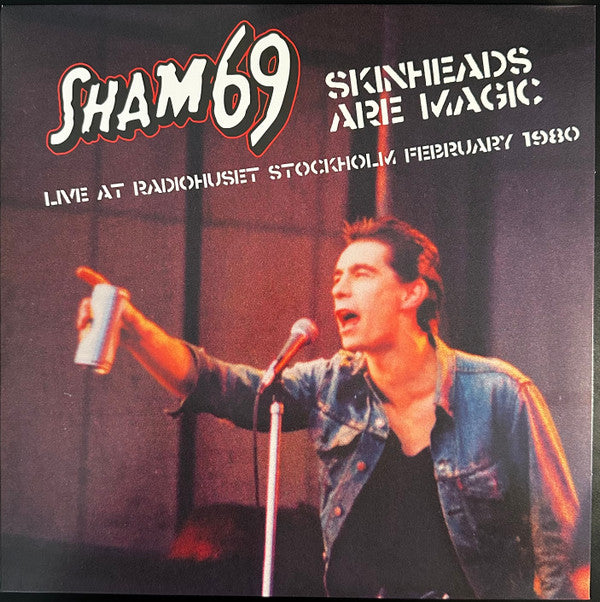 Sham 69 : Skinheads Are Magic Live At RadioHuset Stockholm February 1980 (LP, RSD, Ltd, Red)