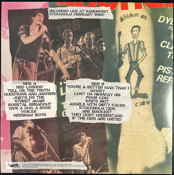 Sham 69 : Skinheads Are Magic Live At RadioHuset Stockholm February 1980 (LP, RSD, Ltd, Red)