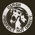 Dirge (5) : Protect Not Disect (LP, Album, Comp, Ltd, Whi)