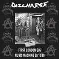 Discharge : First London Gig Music Machine 28/10/80 (LP, Ltd, Gat)