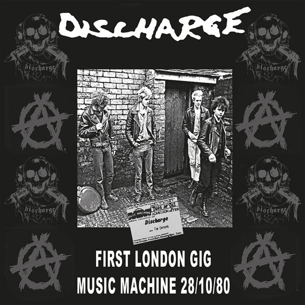 Discharge : First London Gig Music Machine 28/10/80 (LP, Ltd, Gat)