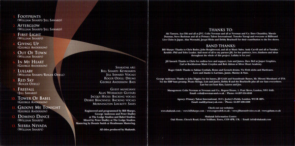 Shakatak : Afterglow (CD, Album, VDC)