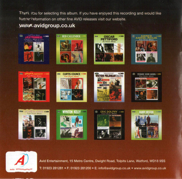 Jazz Bassists, Leroy Vinnegar, Doug Watkins, Paul Chambers (3), Ron Carter : Four Classic Albums (CD, Comp, RM)
