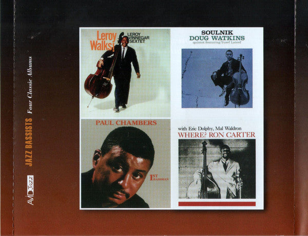 Jazz Bassists, Leroy Vinnegar, Doug Watkins, Paul Chambers (3), Ron Carter : Four Classic Albums (CD, Comp, RM)