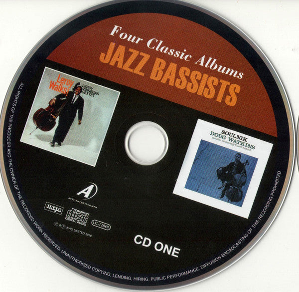 Jazz Bassists, Leroy Vinnegar, Doug Watkins, Paul Chambers (3), Ron Carter : Four Classic Albums (CD, Comp, RM)