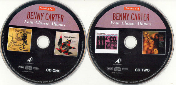 Benny Carter : Four Classic Albums Second Set (2xCD, Comp, RM)