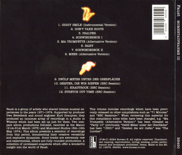 Faust : Momentaufnahme III (CD, Album, Comp)