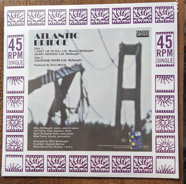 Atlantic Bridge : I Can't Lie To You (12", Single, RE)