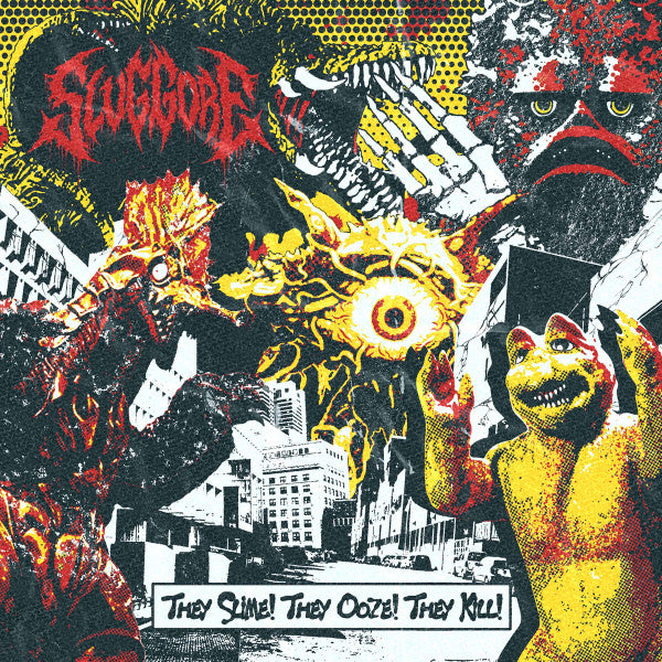 Slug Gore : They Slime! They Ooze! They Kill! (LP, Album, Ltd, Ora)