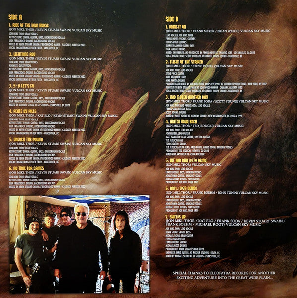 Thor (7) : Ride Of The Iron Horse (LP, Album, Ltd, Gre)