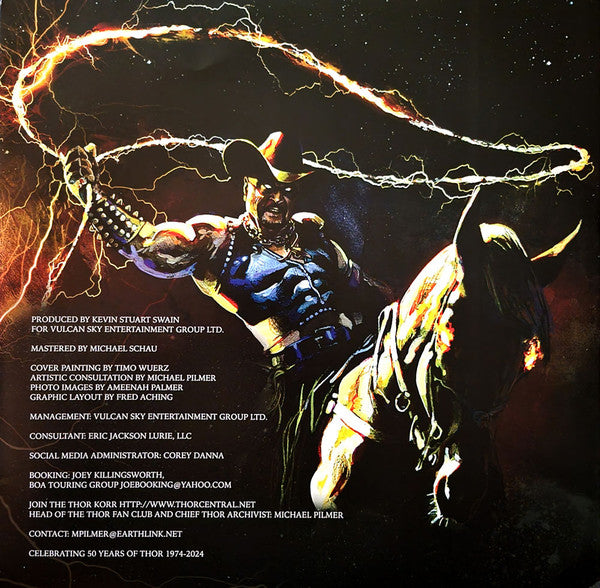 Thor (7) : Ride Of The Iron Horse (LP, Album, Ltd, Gre)
