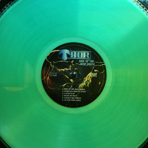 Thor (7) : Ride Of The Iron Horse (LP, Album, Ltd, Gre)