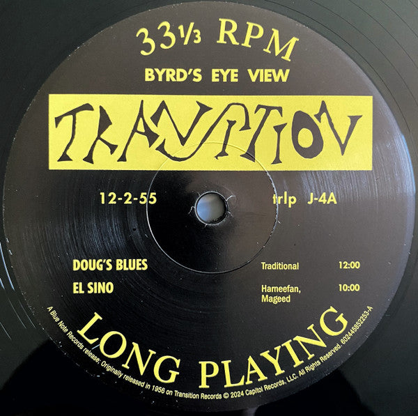 Donald Byrd : Byrd's Eye View (LP, Album, Mono, RE, RM, 180)