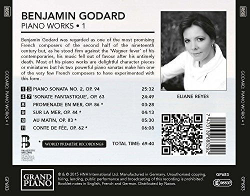 Benjamin Godard, Eliane Reyes : Piano Works • 1 (CD)