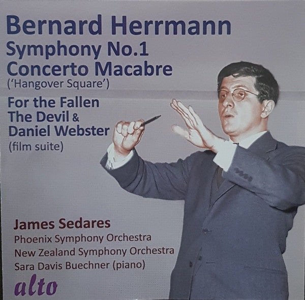 Bernard Herrmann : Symphony 1, Concerto Macabre, The devil & Daniel Webster (suite) (CD)