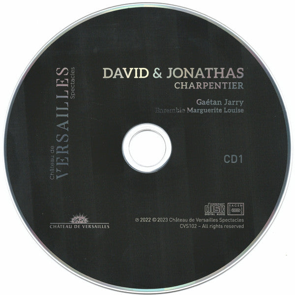Marc Antoine Charpentier – Reinoud Van Mechelen, Caroline Arnaud, Gaétan Jarry, Ensemble Marguerite Louise : David & Jonathas (2xCD, Album + DVD-V, NTSC + Blu-ray)
