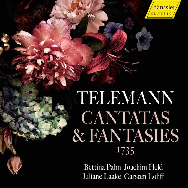 Georg Philipp Telemann, Bettina Pahn, Joachim Held, Juliane Laake, Carsten Lohff : Cantatas & Fantasies 1735 (CD, Album)