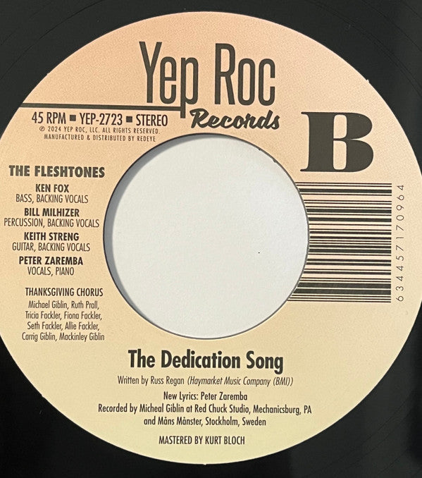 The Fleshtones : Festa Di Frankenstein / The Dedication Song (7", Single, Ltd)