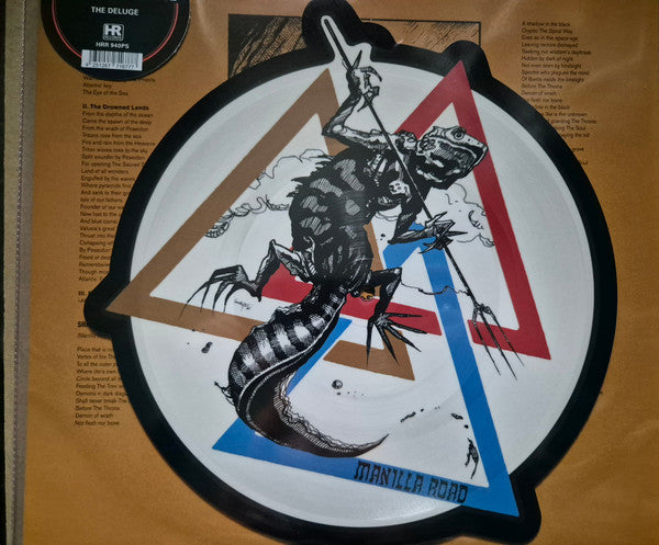 Manilla Road : The Deluge/ Divine Victim (12", Shape, Ltd, Num, Pic)