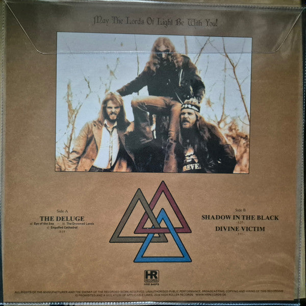 Manilla Road : The Deluge/ Divine Victim (12", Shape, Ltd, Num, Pic)