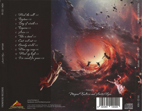 Anette Olzon : Rapture (CD, Album)