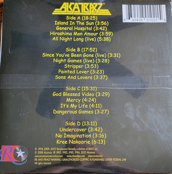 Alcatrazz : The Very Best Of Alcatrazz (LP, Comp, RE, Red)