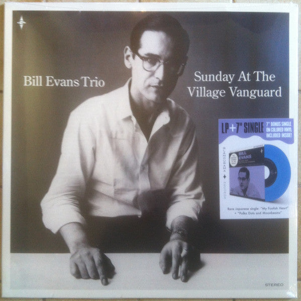 The Bill Evans Trio : Sunday At The Village Vanguard (LP, Album, RE, Unofficial + 7", Single, Blu)