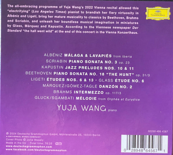 Yuja Wang, Albéniz*, Beethoven*, Kapustin*, Ligeti*, Scriabin* : The Vienna Recital (CD, Album)