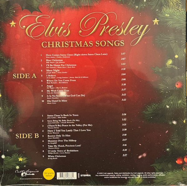 Elvis Presley : Christmas Songs (LP, Comp)