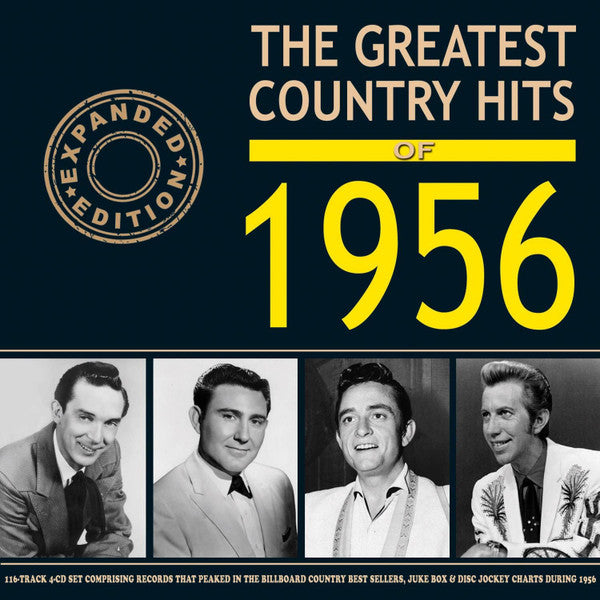 Various : The Greatest Country Hits Of 1956 (Expanded Edition) (4xCD, Comp)