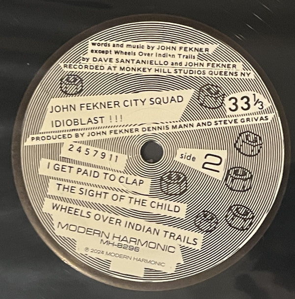 John Fekner City Squad : Idioblast 1983-2004 (2xLP, Album, Comp)
