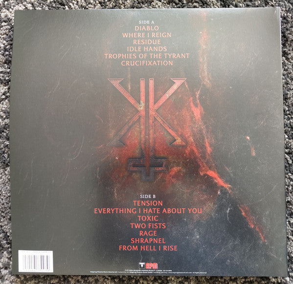 Kerry King (2) : From Hell I Rise (LP, Album, Red)