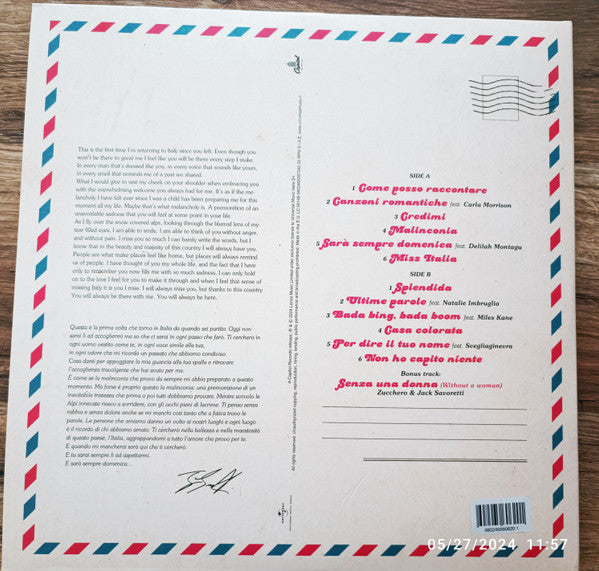Jack Savoretti : Miss Italia (LP, Album, Ltd, Red)