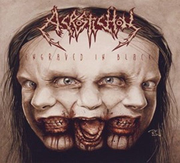 Acrostichon : Engraved In Black (CD, Album, RE)