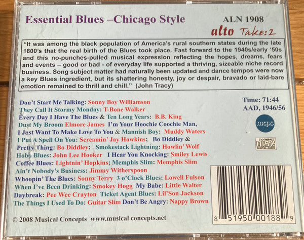 Various : Essential Blues - Chicago Style (CD, Comp)