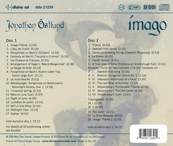 Jonathan Östlund : Imago (2xCD, Album)