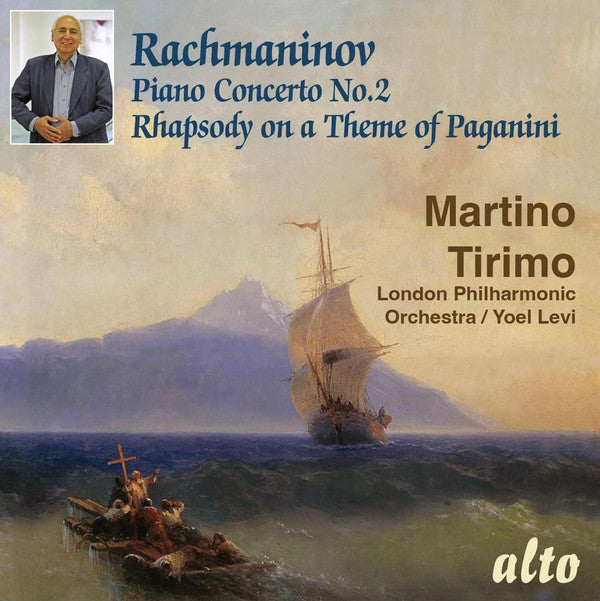 Sergei Rachmaninoff, Martino Tirimo, Philharmonia Orchestra, Yoel Levi : Piano Concerto No. 2; Rhapsody On A Theme Of Paganini (CD, Album, RE)