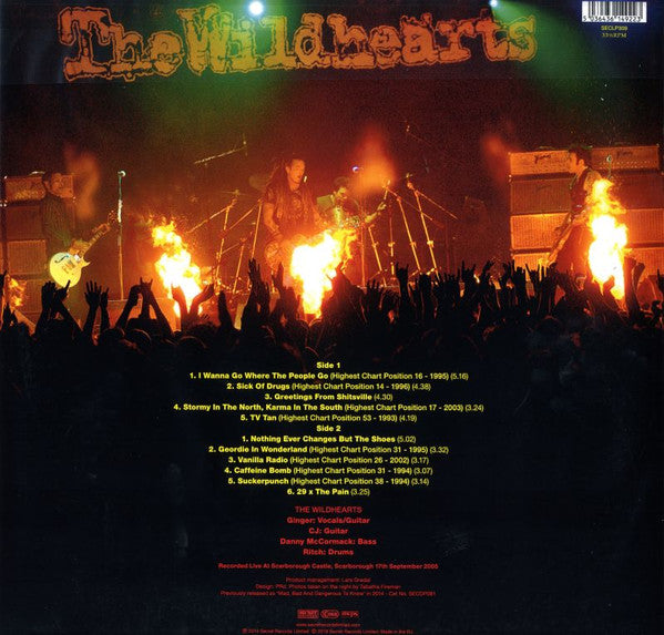 The Wildhearts : Best Of Live (LP, Album, RE, Yel)