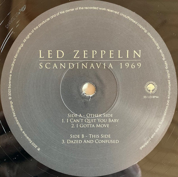 Led Zeppelin : Scandinavia 1969 (2xLP, Unofficial)