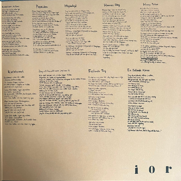 ior : ior (LP, Album)