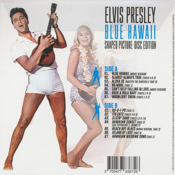 Elvis Presley : Blue Hawaii (LP, Shape, Ltd, Pic, RE)