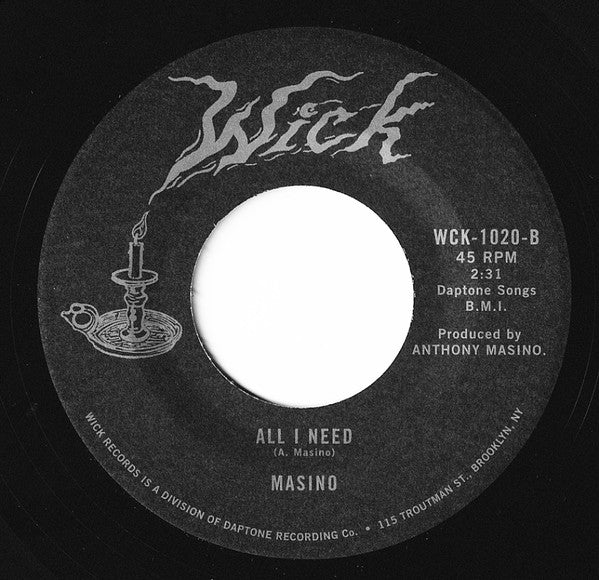 Anthony Masino (2) : I'm Lonely / All I Need (7")