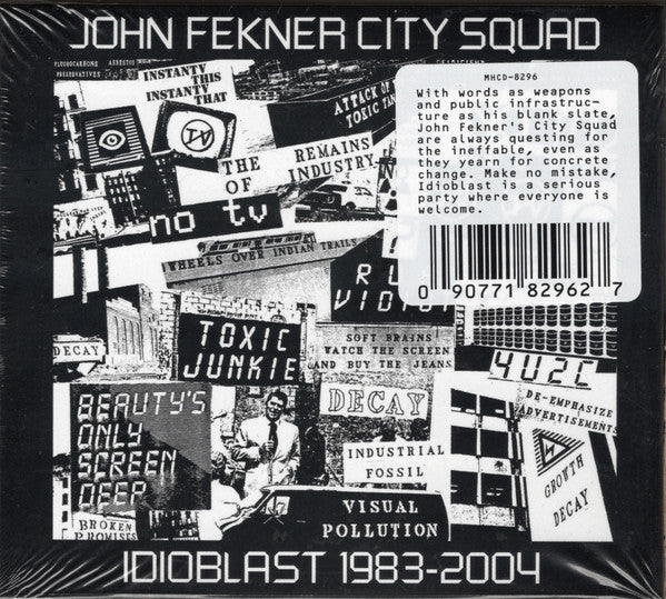 John Fekner City Squad : Idioblast 1983-2004 (2xCD, Album, Comp)