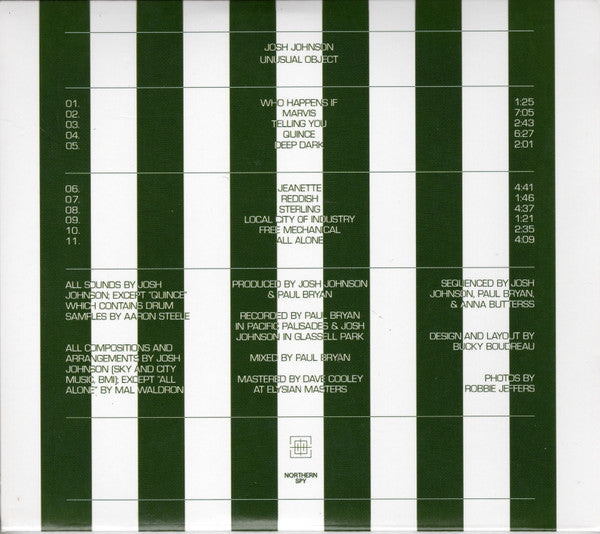 Josh Johnson (13) : Unusual Object (CD, Album)